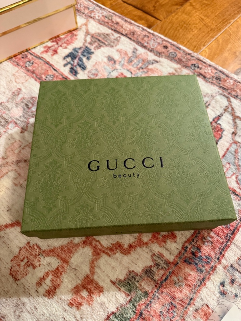 Gucci Green Embossed Beauty Box